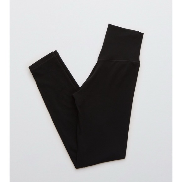 Women's Offline Aerie Real Me High Waisted Crossover Legging Medium True Black - Picture 6 of 14